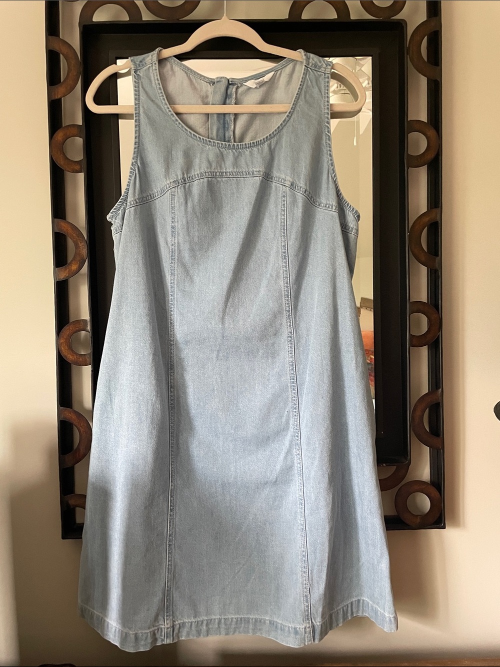 Time and Tru Light Blue Denim Mini Dress